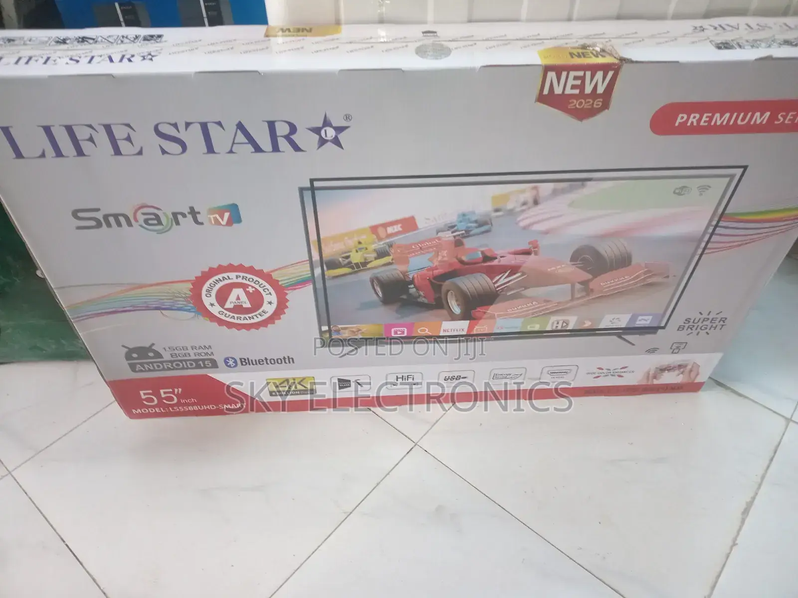 Life Star TV 55inchi Smart Android TV New 20 26 Model
