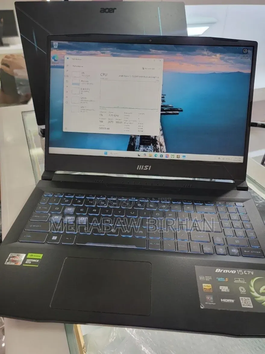 New Laptop MSI MSI Sword 15 16GB AMD Ryzen 5 SSD 512GB
