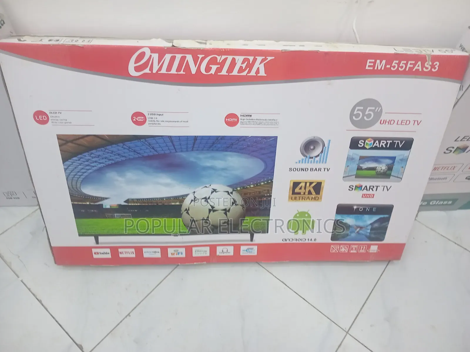 Emingtek TV 55inchi Smart Android TV