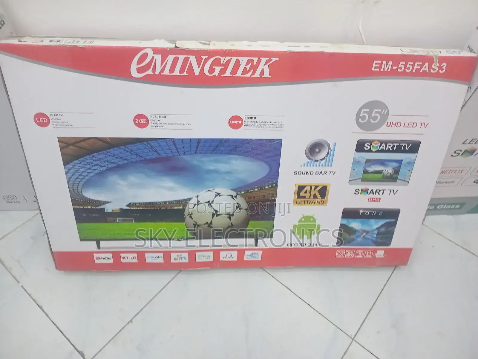 Emingtek TV 55inchi Smart Android TV