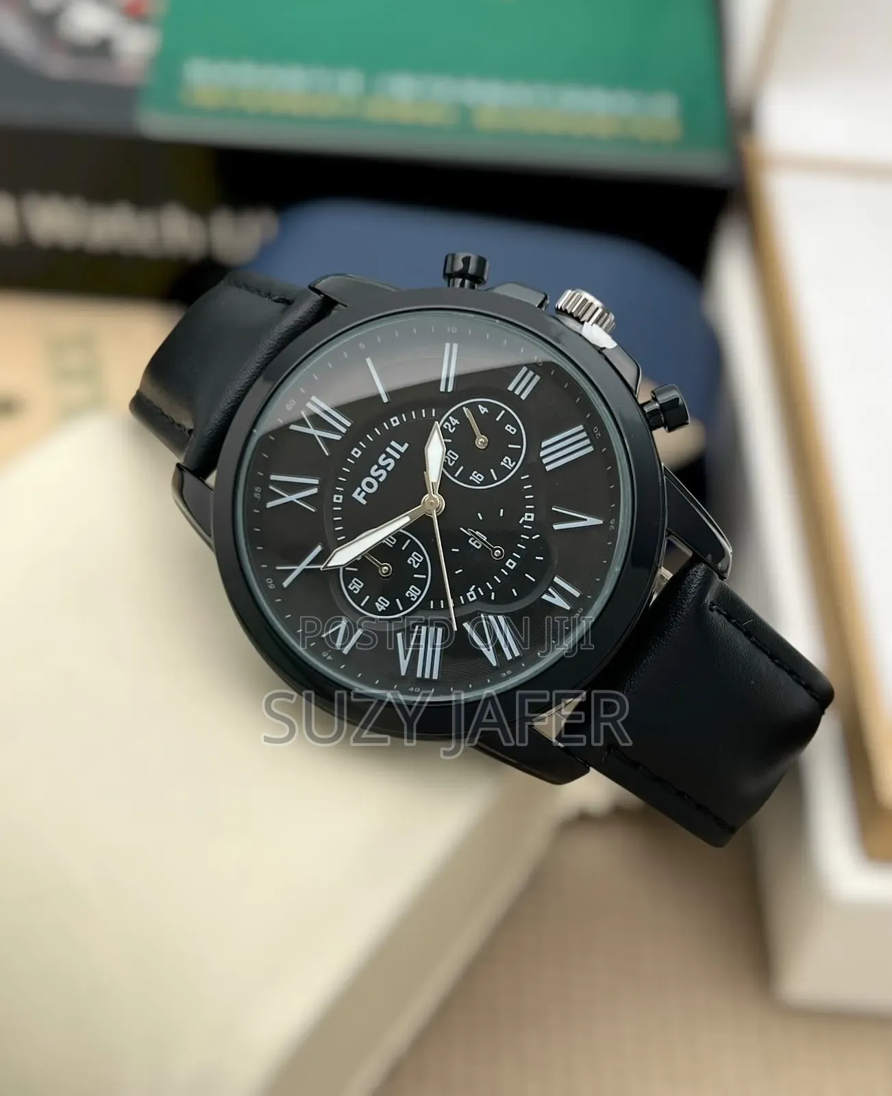 Fossil Black Men Watch
