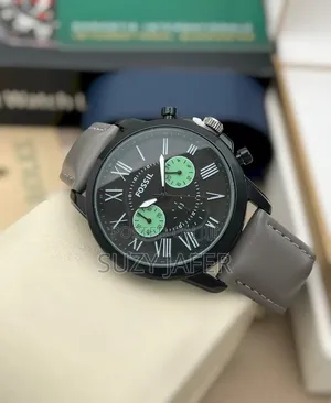 Luxury Men Watch Fossil Grant Chronograph