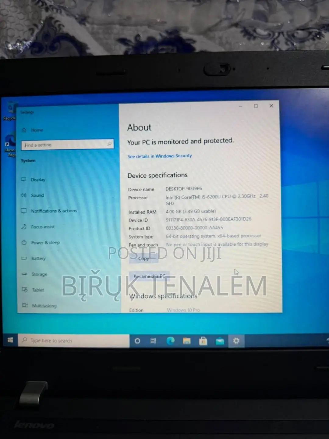 Laptop Lenovo Legion 5 4GB Intel Core i5 HDD 500GB