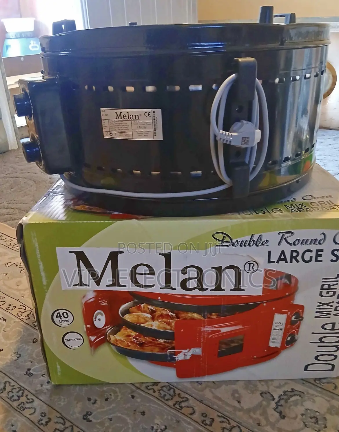 MELAN Round OVEN Double Large Capacity Electric Oven / Cooker