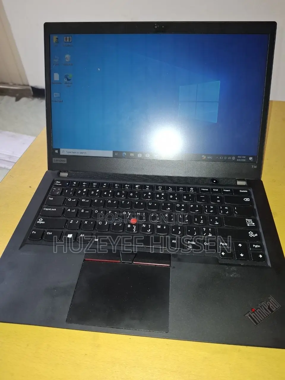 Laptop Lenovo ThinkPad T14 G1 16GB Intel Core i5 SSD 256GB