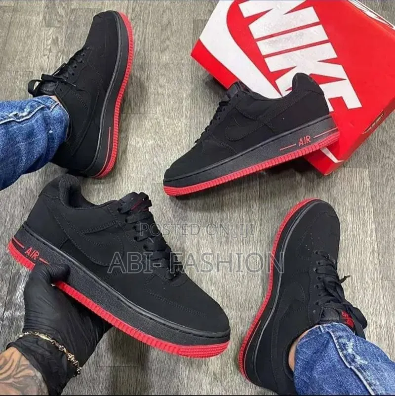 Nike Air Force 1 Low Black/Red