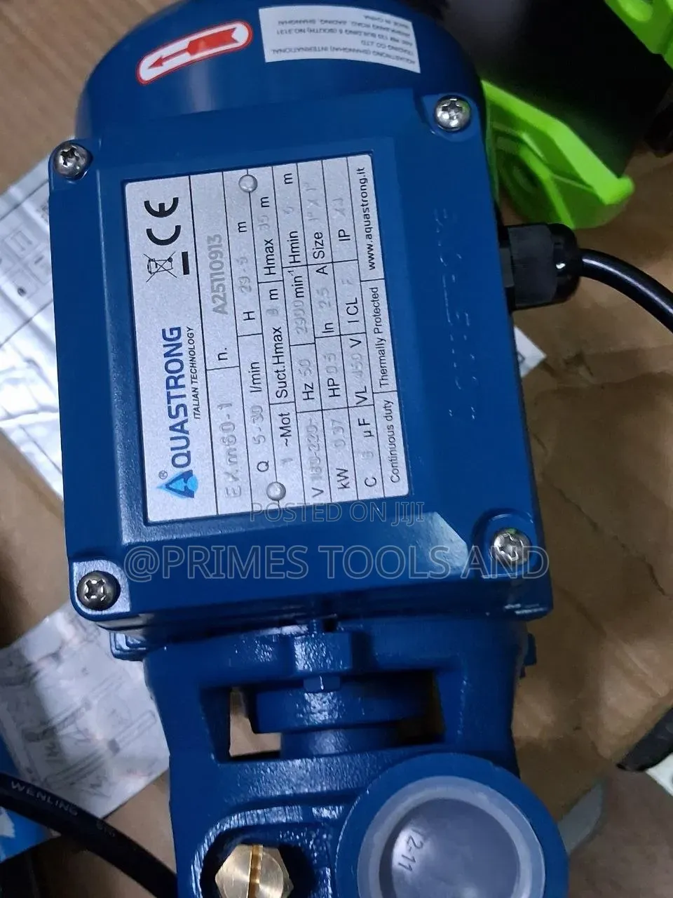 AQUASTRONG Italian Standard Water Pump