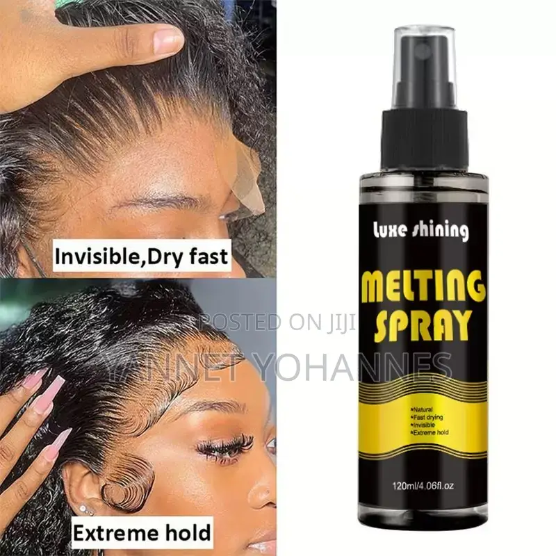 Luxe Shining Melting Spray 120ml – Strong Hold Lace Wig Spray