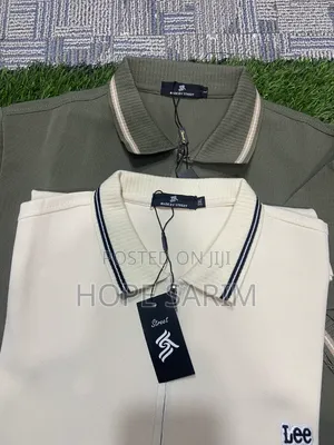 Half-Zip Knit Polo Shirts