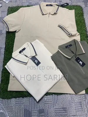 Half-Zip Knit Polo Shirts