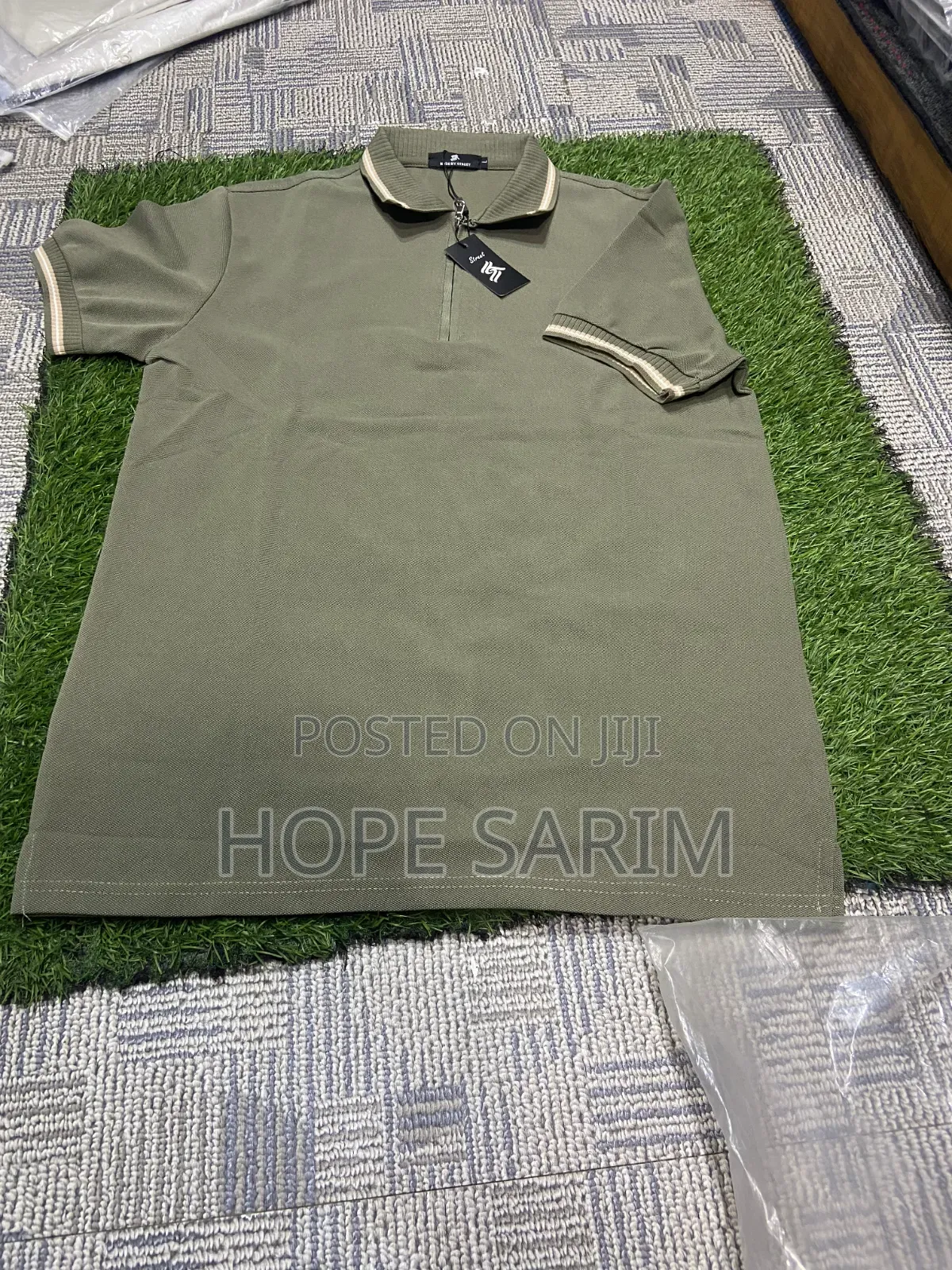 Half-Zip Knit Polo Shirts