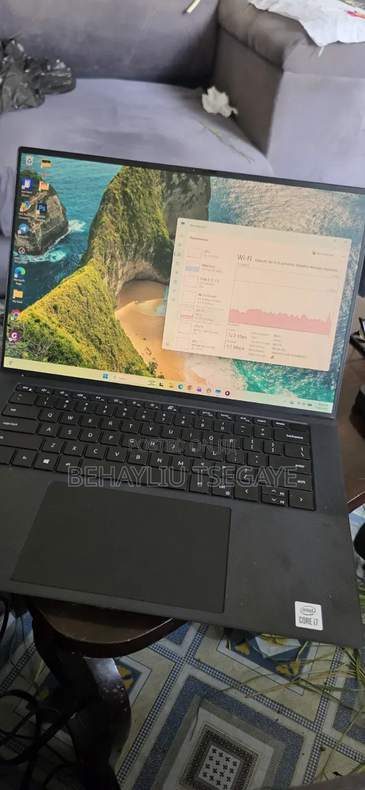 New Laptop Dell XPS 15 16GB Intel Core i7 SSD 512GB