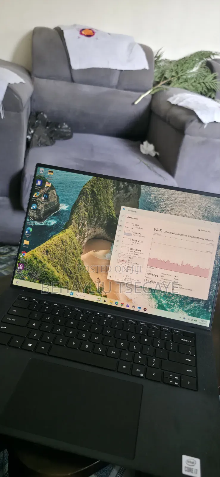 New Laptop Dell XPS 15 16GB Intel Core i7 SSD 512GB