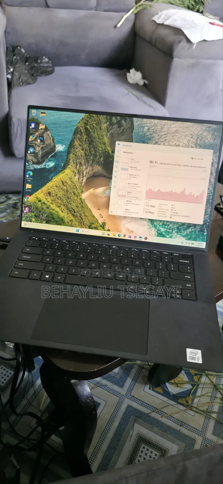 New Laptop Dell XPS 15 16GB Intel Core i7 SSD 512GB