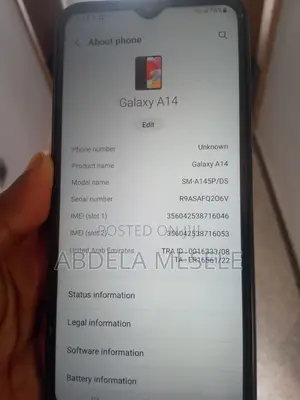 Samsung Galaxy A14 128 GB Black