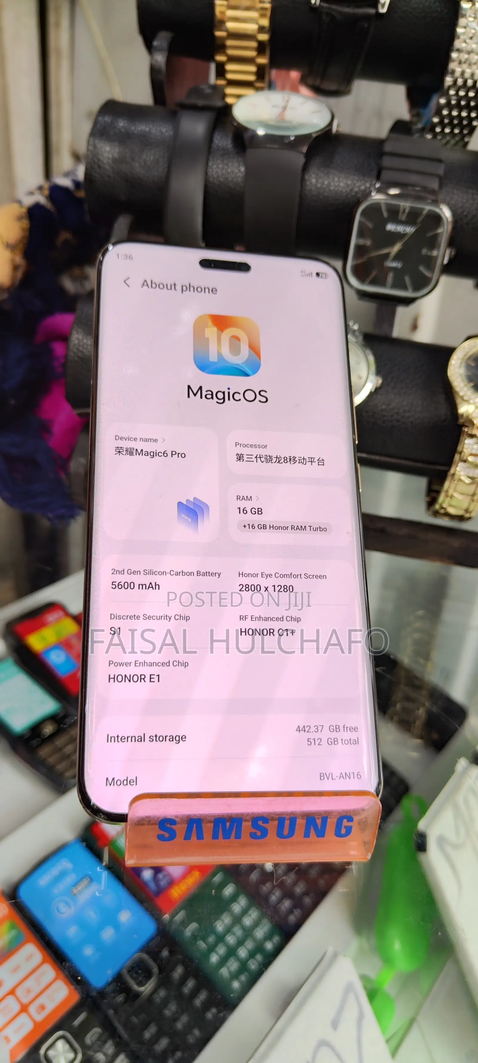 New Honor Magic6 Pro 512 GB Green