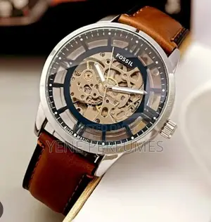 Leather Fossil Watches