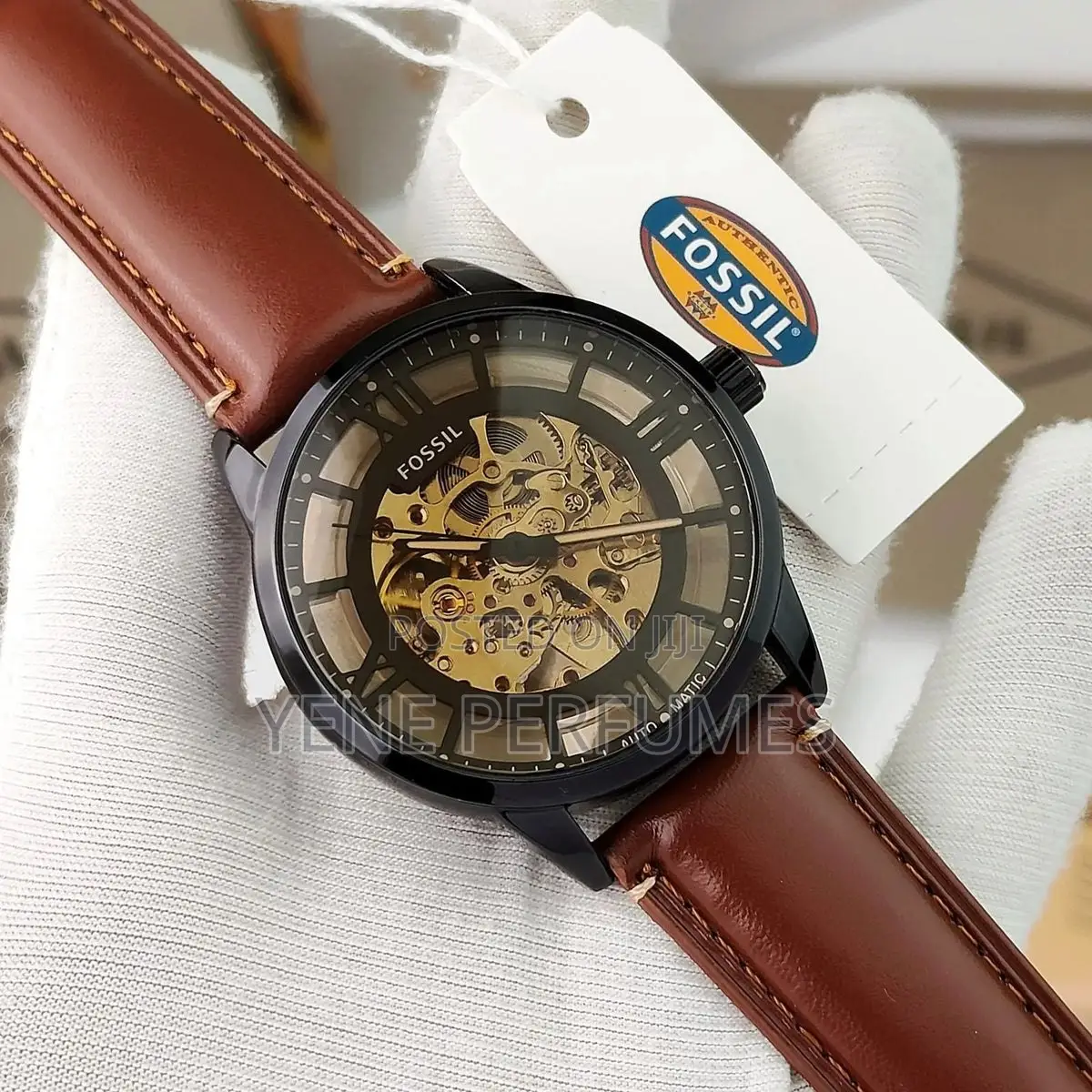 Leather Fossil Watches