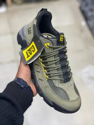 CAT Green Low High Quality Construction Sneakers