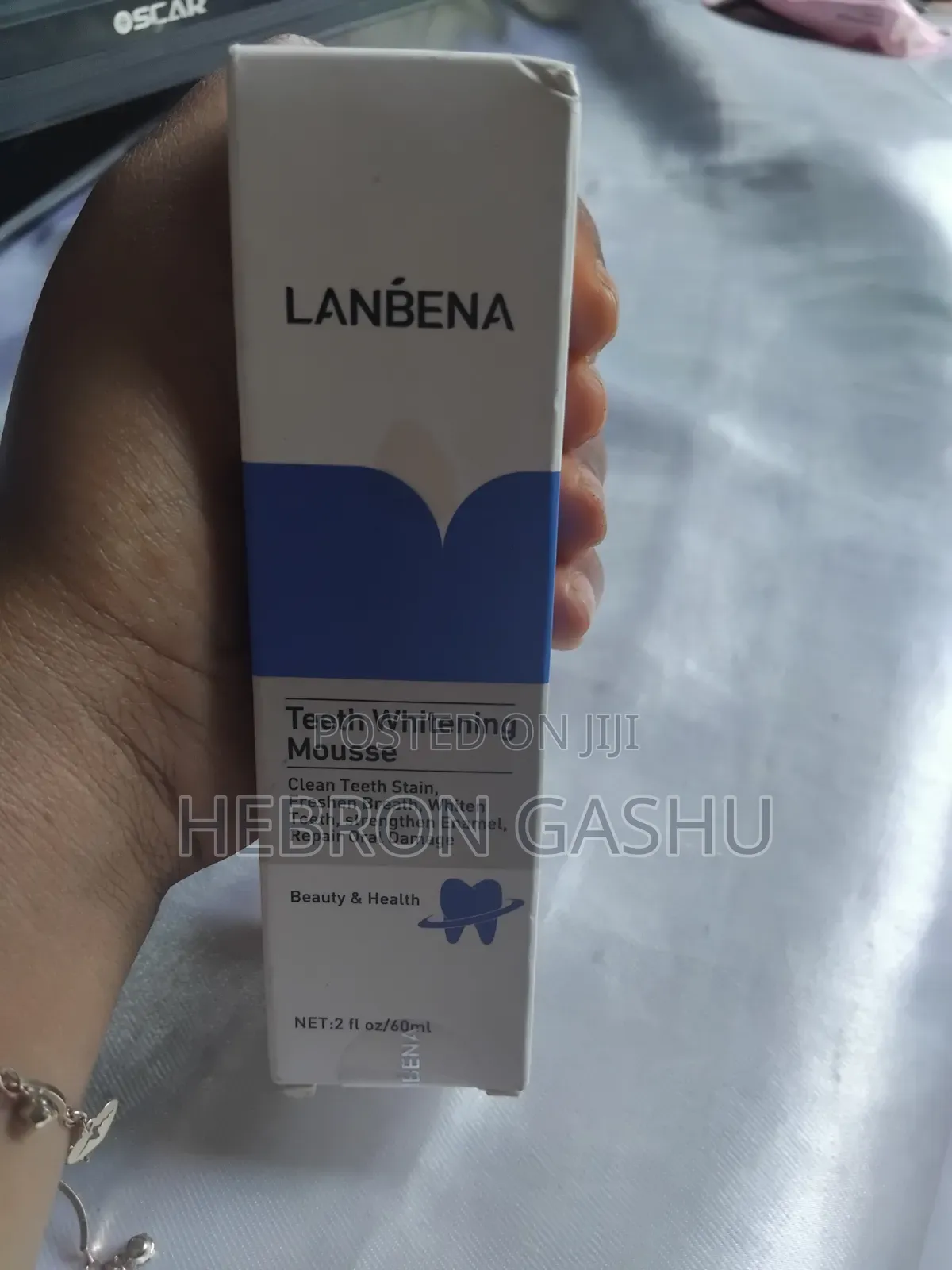 LANBENA Teeth Whitening Mousse – 60ml | የጥርስ ማፅጃና ነጭ ማድረጊያ
