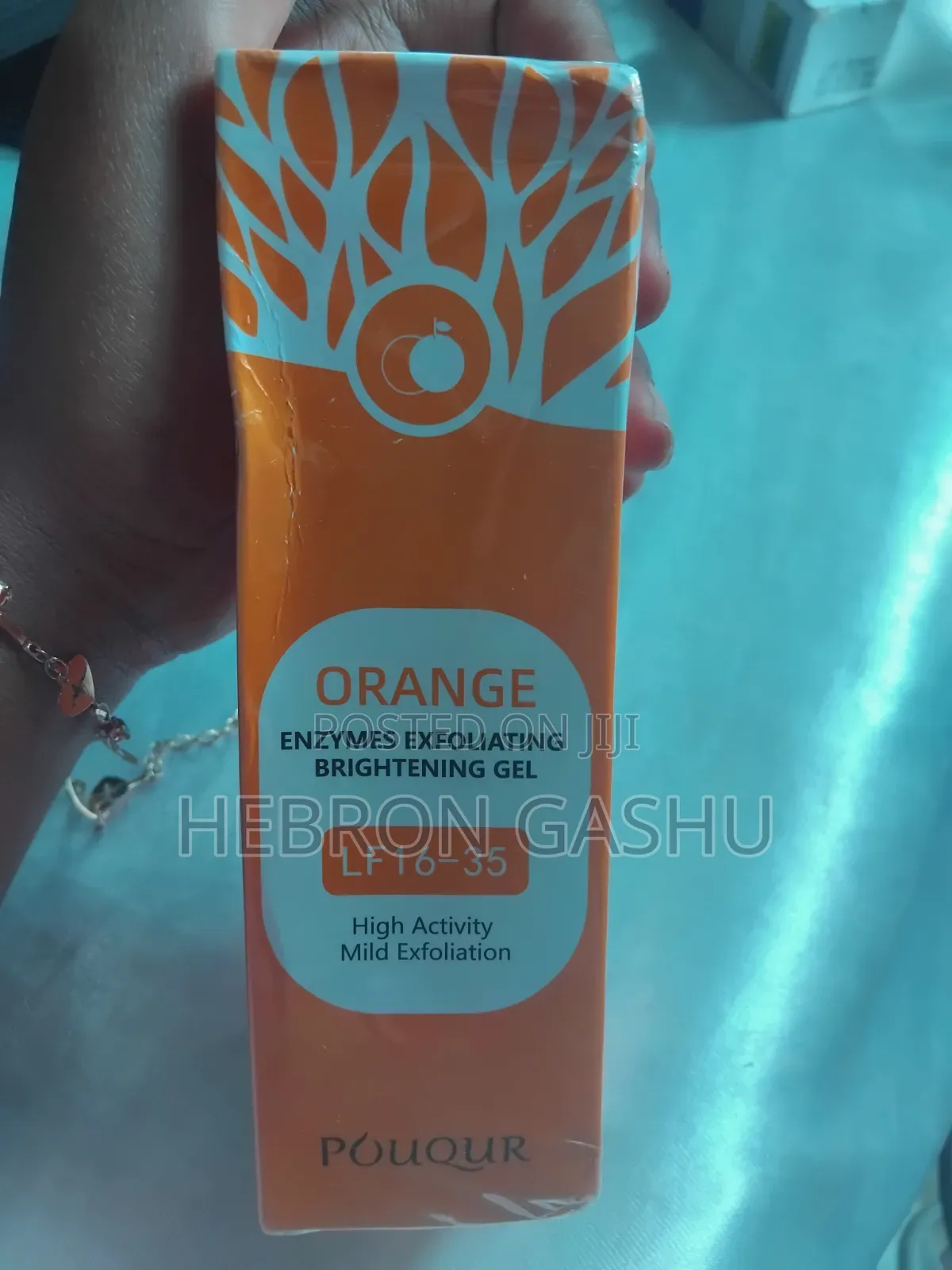 POUQUR Orange Enzymes Exfoliating Brightening Gel – ለፊት ቆዳ