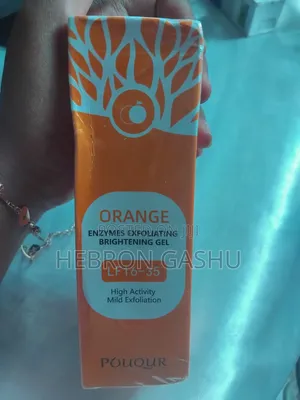 POUQUR Orange Enzymes Exfoliating Brightening Gel – ለፊት ቆዳ