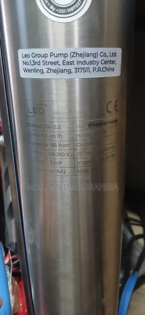 Leo Borhol Pump 2.2 Kw 3hp