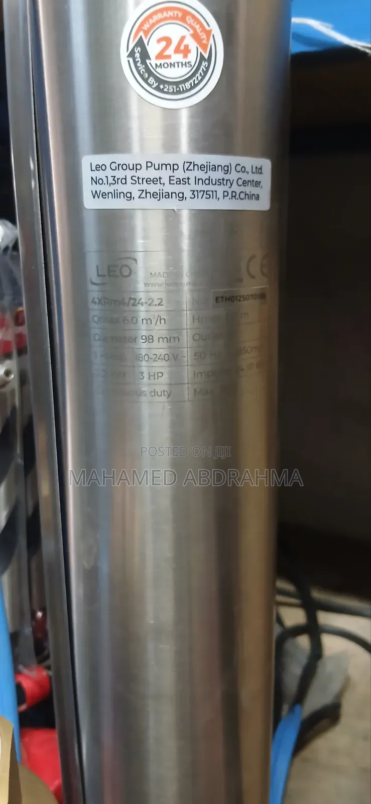 Leo Borhol Pump 2.2 Kw 3hp