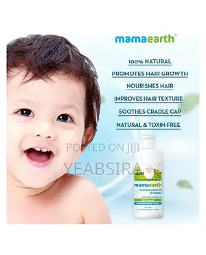 Mamaearth Nourishing Hair Oil for Babies. With Avocado and Almond