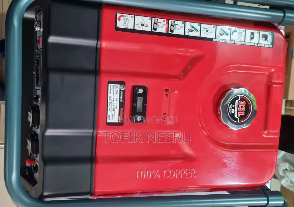 Forsa1 Gassolin Generator Model Fs6500d 24month Waranty