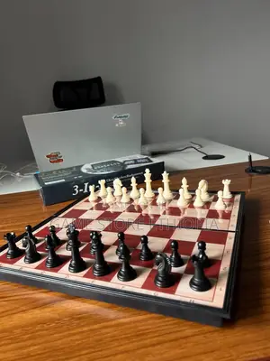 3in1 Magnetic Game Chess+ Checkers + Backgammon |