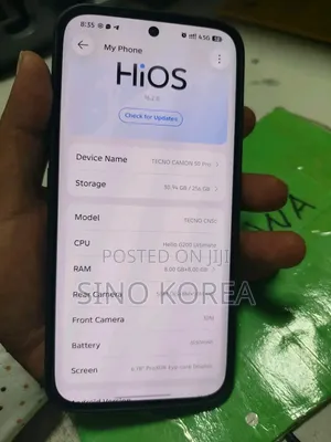 New Tecno Camon 50 Pro 256 GB Black