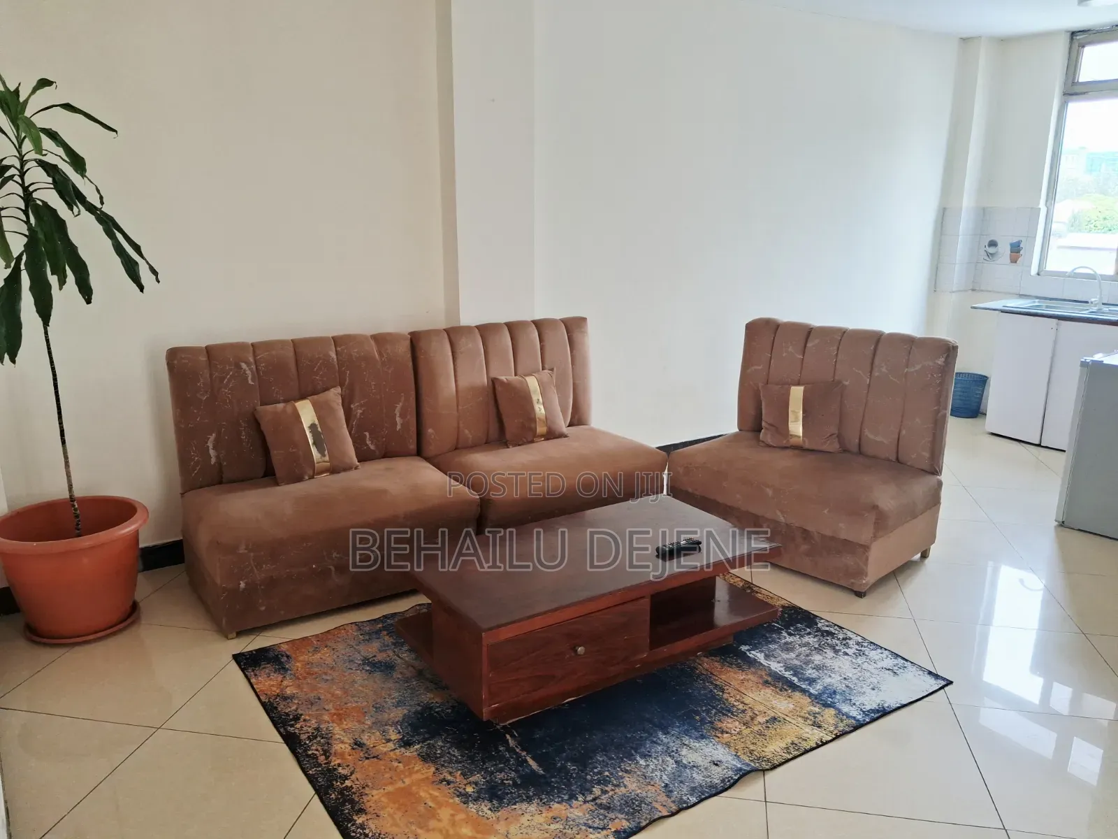 Furnished Studio Apartment in ሊሲ ሰብሪና, Bole for rent