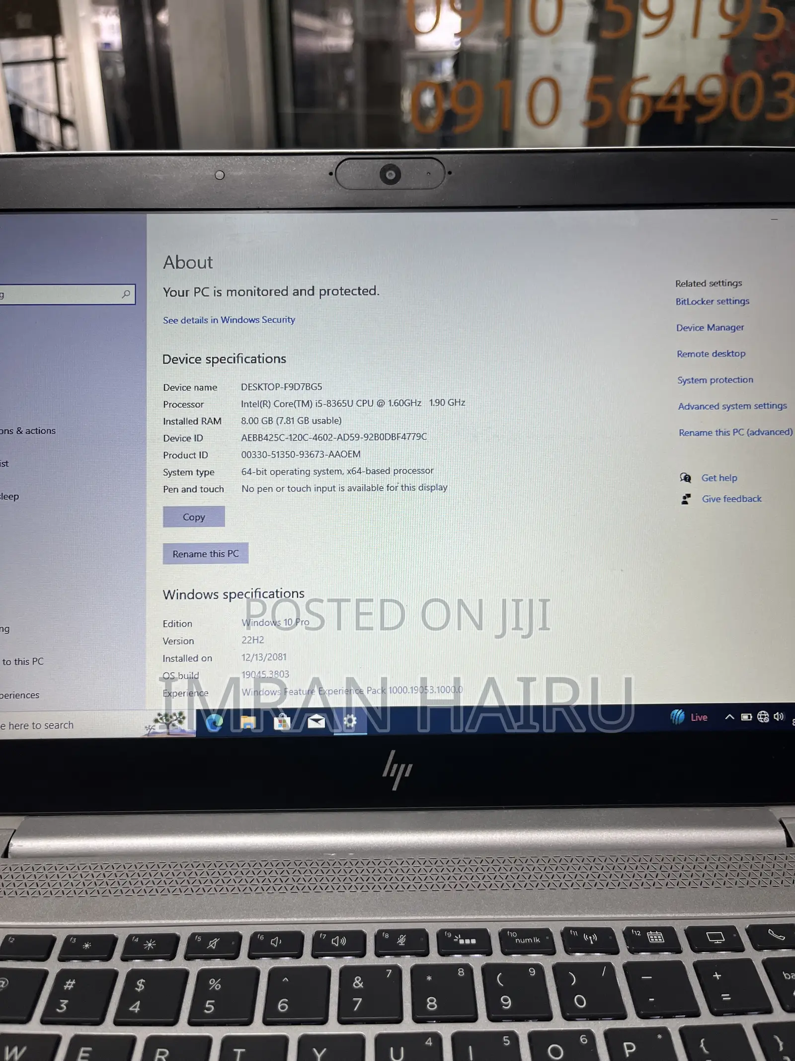 Laptop HP EliteBook 840 8GB Intel Core i5 SSD 512GB