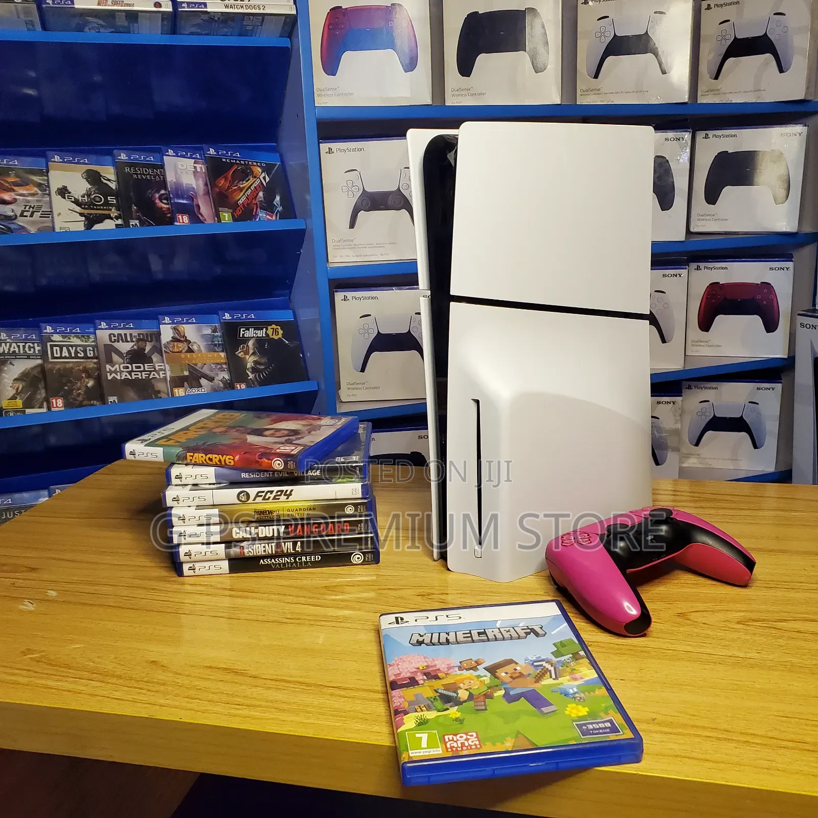PS5 Slim Disc Dubai Used – 5 Games Included