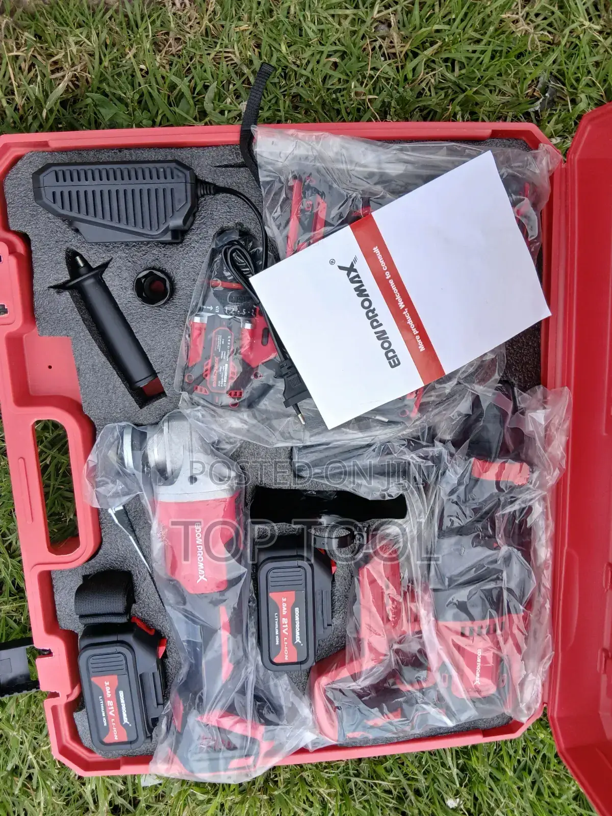 Edon Promax 4-in-1 Cordless Power Tool Combo Kit