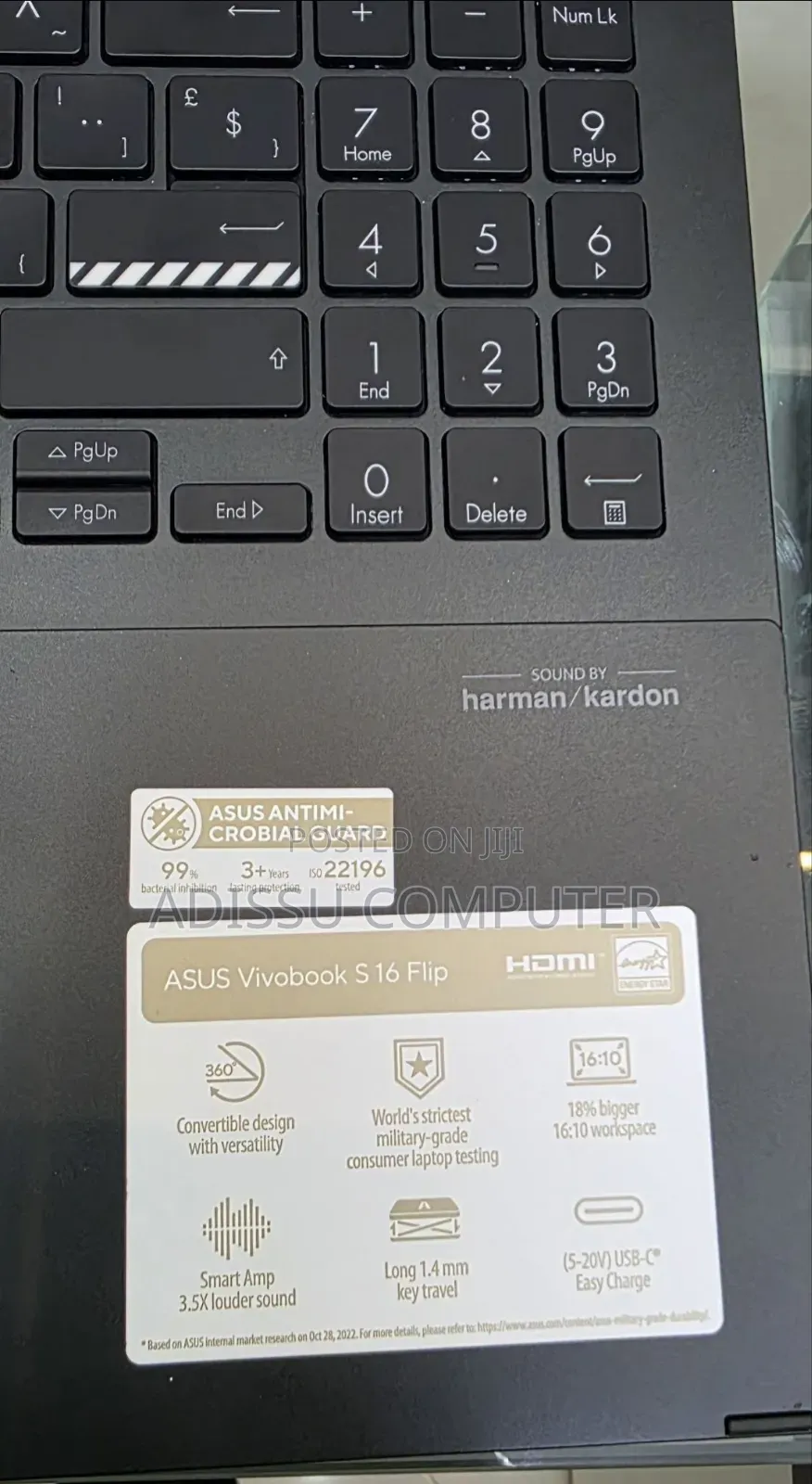 New Laptop Asus Vivobook S 16 16GB Intel Core i9 SSD 1T
