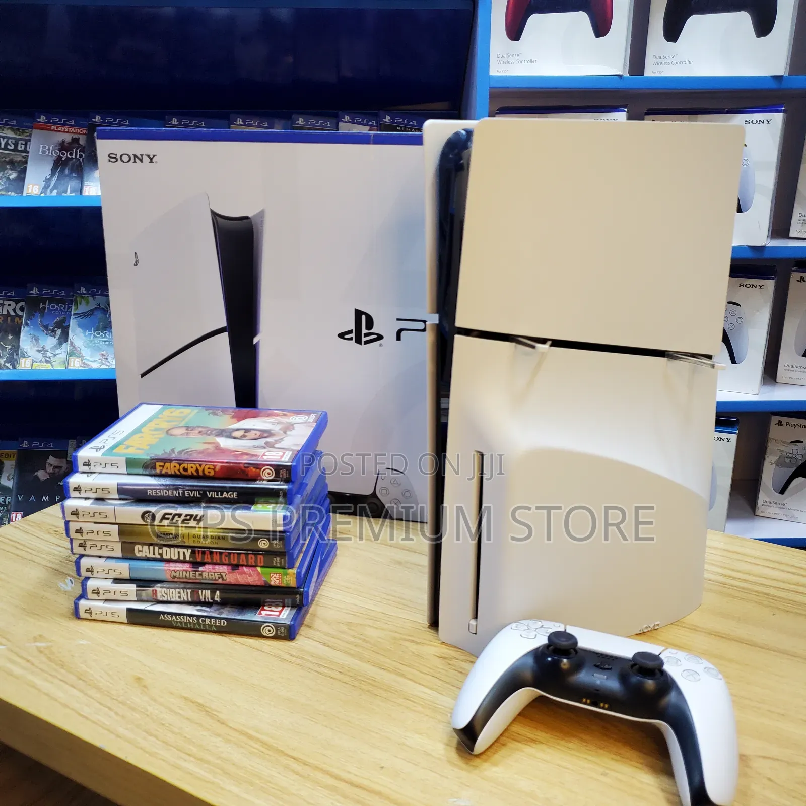 Brand New PS5 Slim Disc – 5 Games