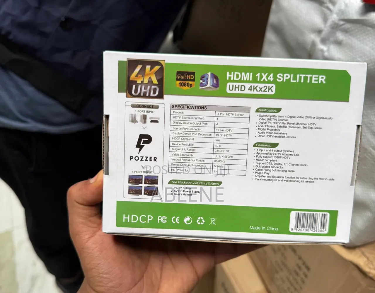 HDMI Spliter 4 in 1 POZZER