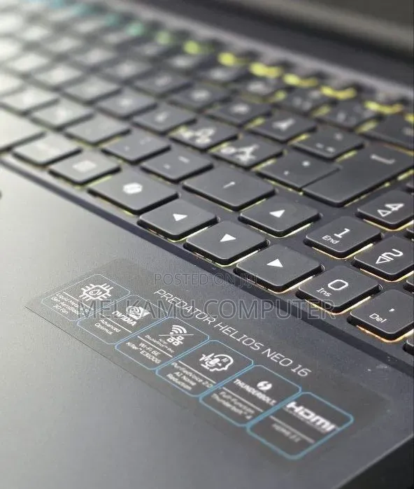 New Laptop Acer Predator Helios Neo 16 16GB Intel Core i9 SSD 1T