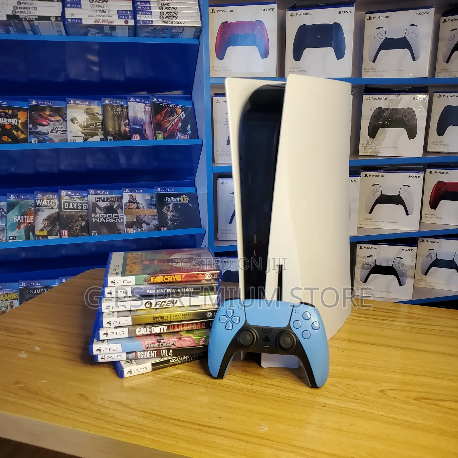 PS5 Fat – 1 Original Joystick + 5 Games