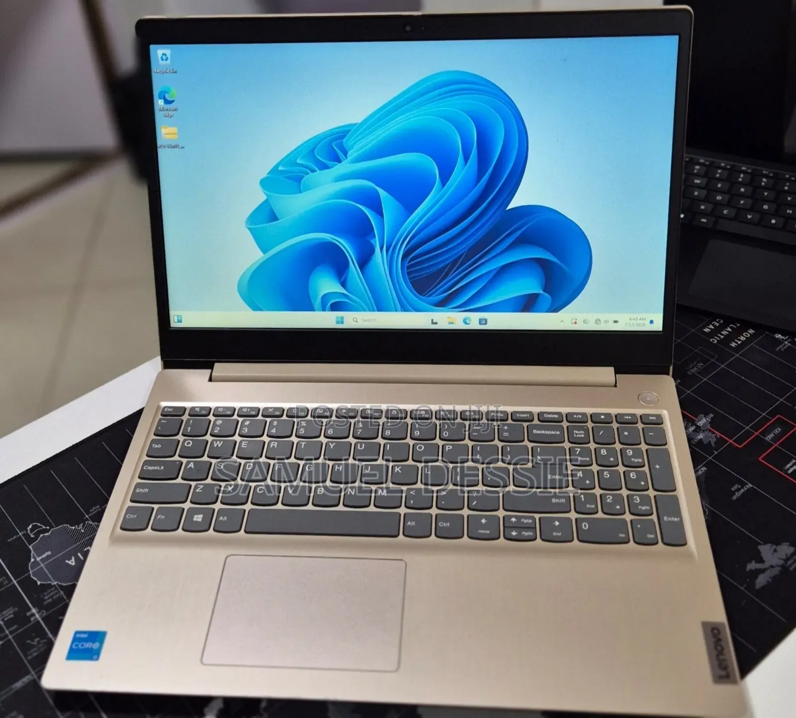 New Laptop Lenovo Ideapad 3 8GB Intel Core i3 SSD 256GB