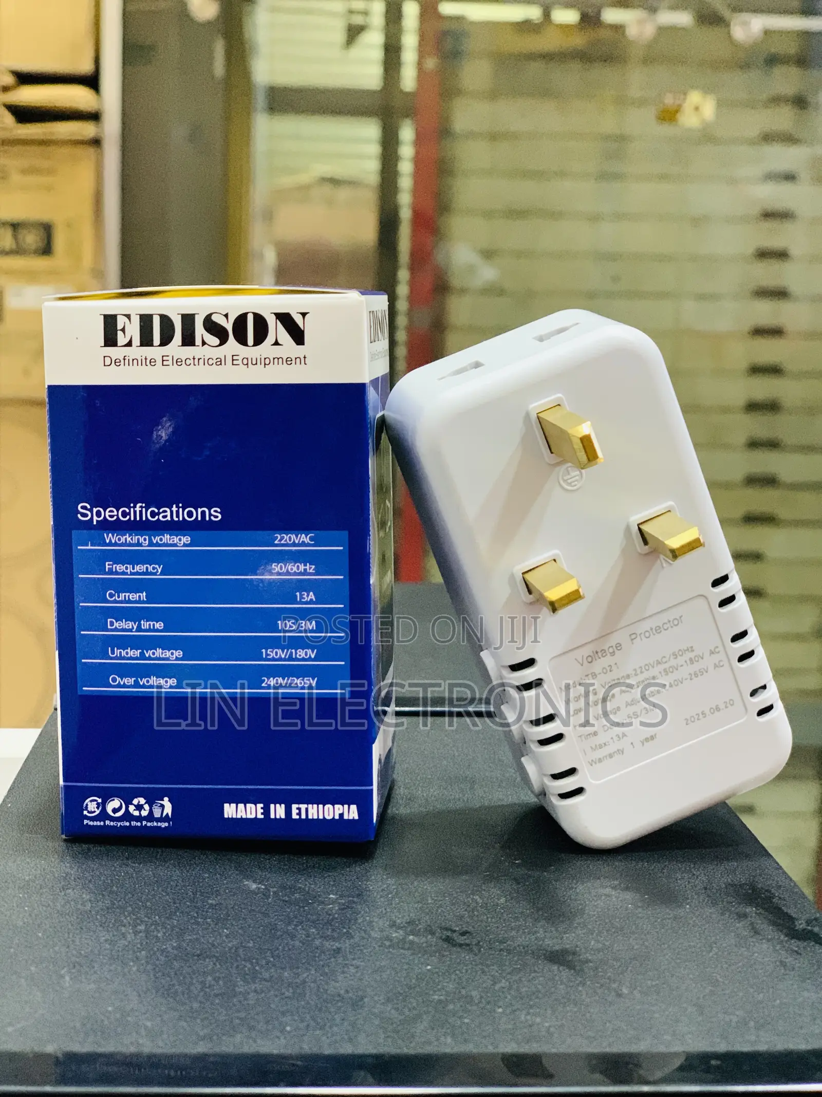 Edison Voltage Protected