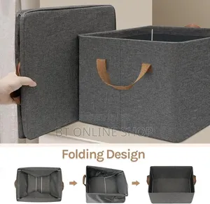 Dust Proof Foldable Storage Box With Li