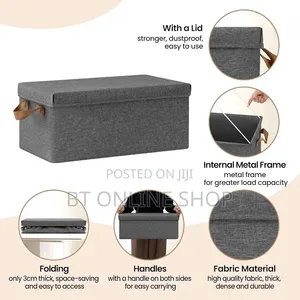 Dust Proof Foldable Storage Box With Li