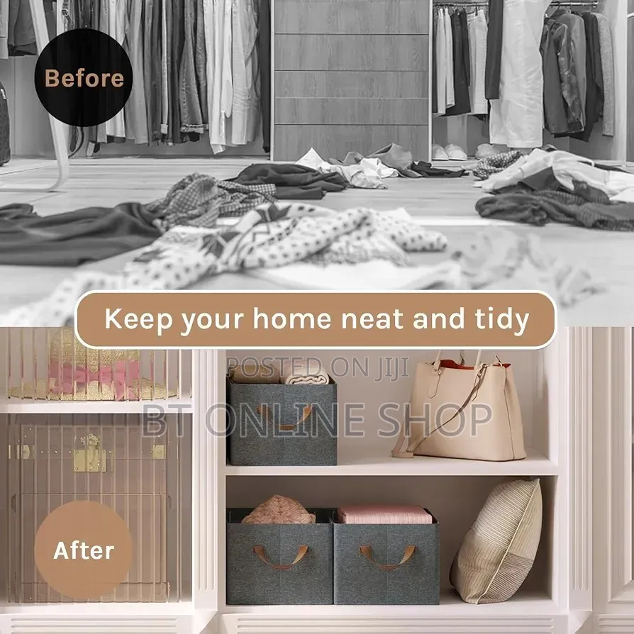 Dust Proof Foldable Storage Box With Li