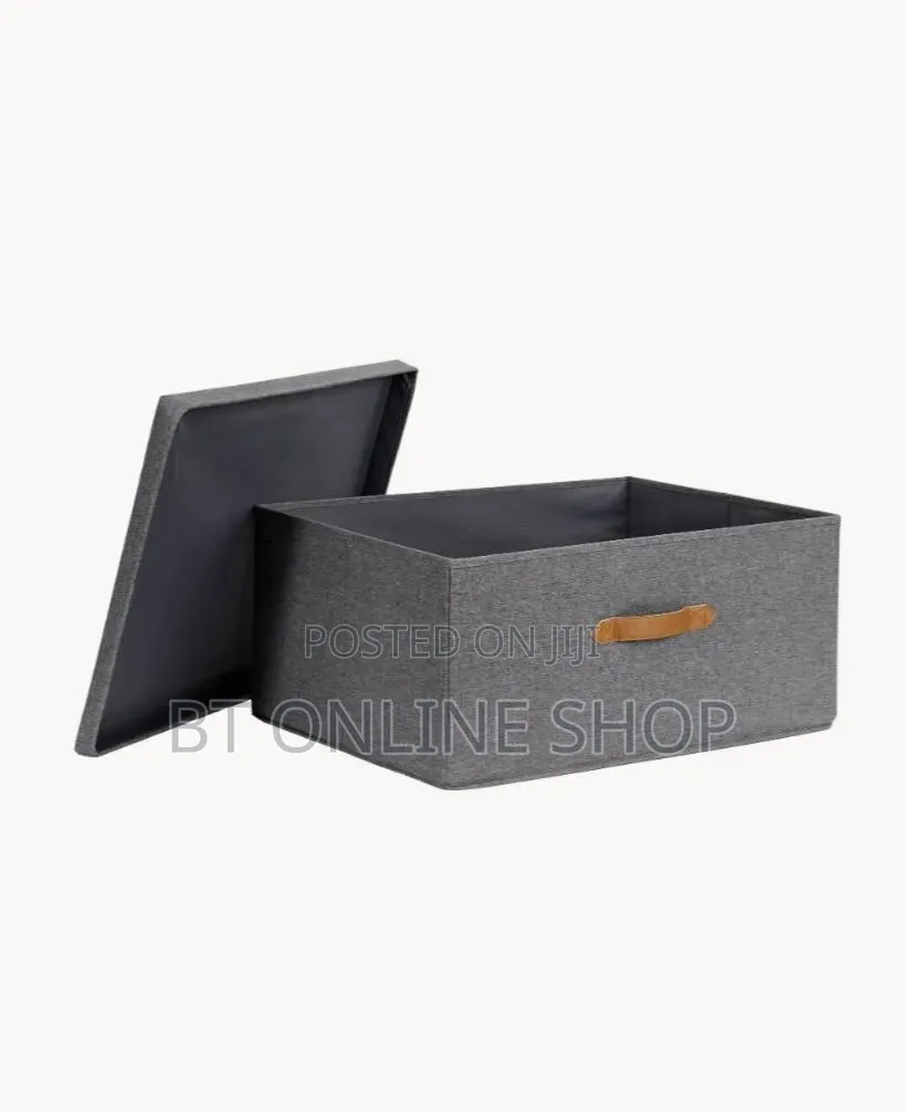 Dust Proof Foldable Storage Box With Li