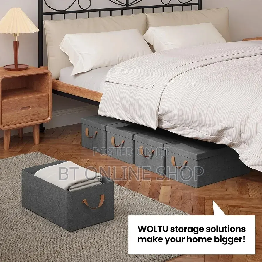 Dust Proof Foldable Storage Box With Li