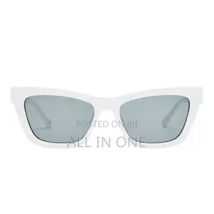 White Rectangular Sunglasses