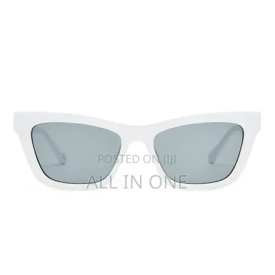 White Rectangular Sunglasses